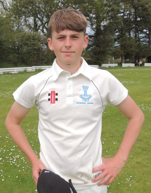 Charlie Malloy - excellent bowling by talented teenager